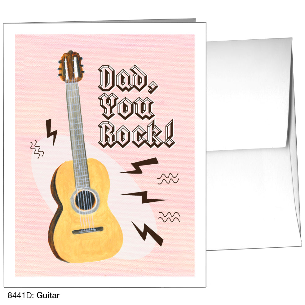 Guitar, Greeting Card (8441D)