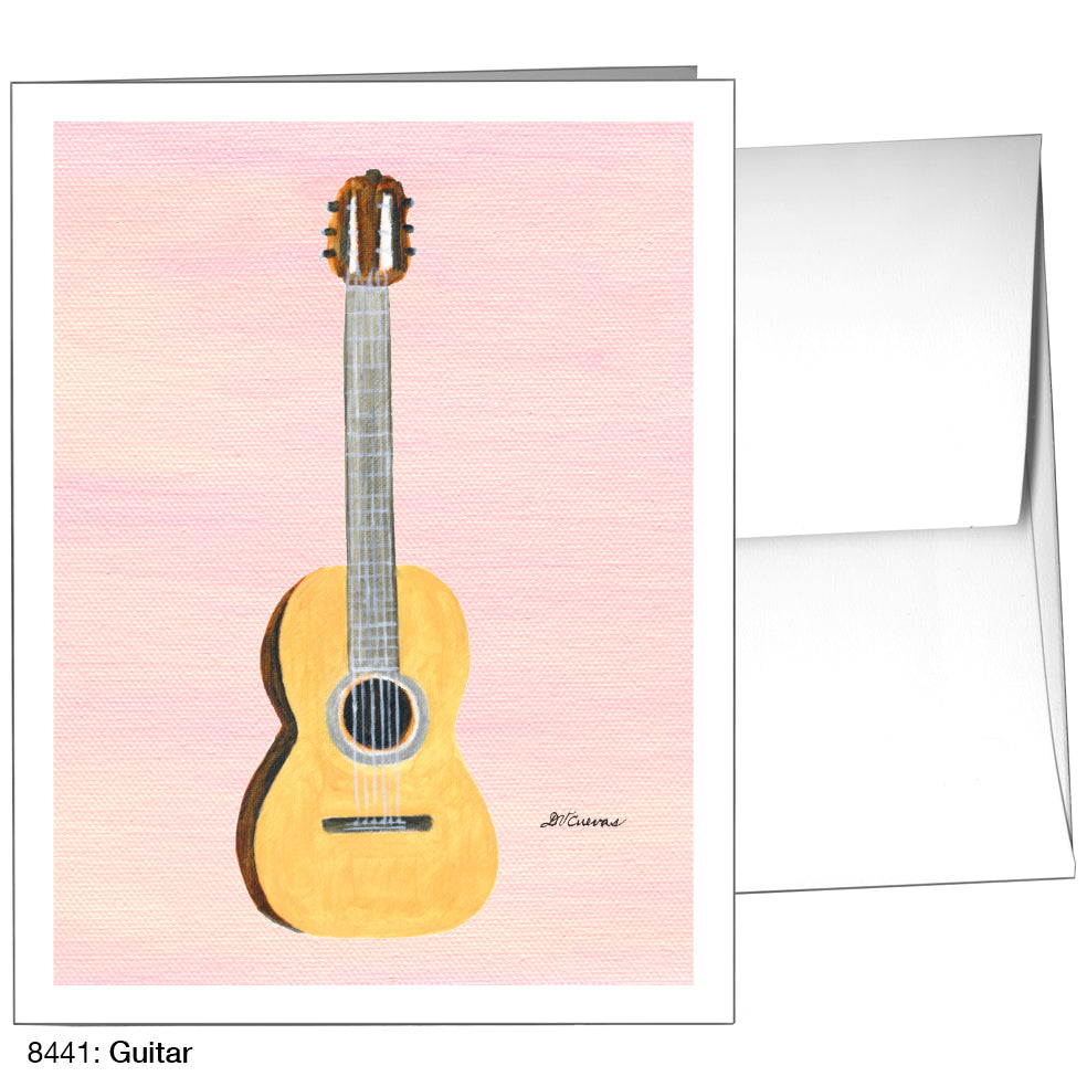 Guitar, Greeting Card (8441)