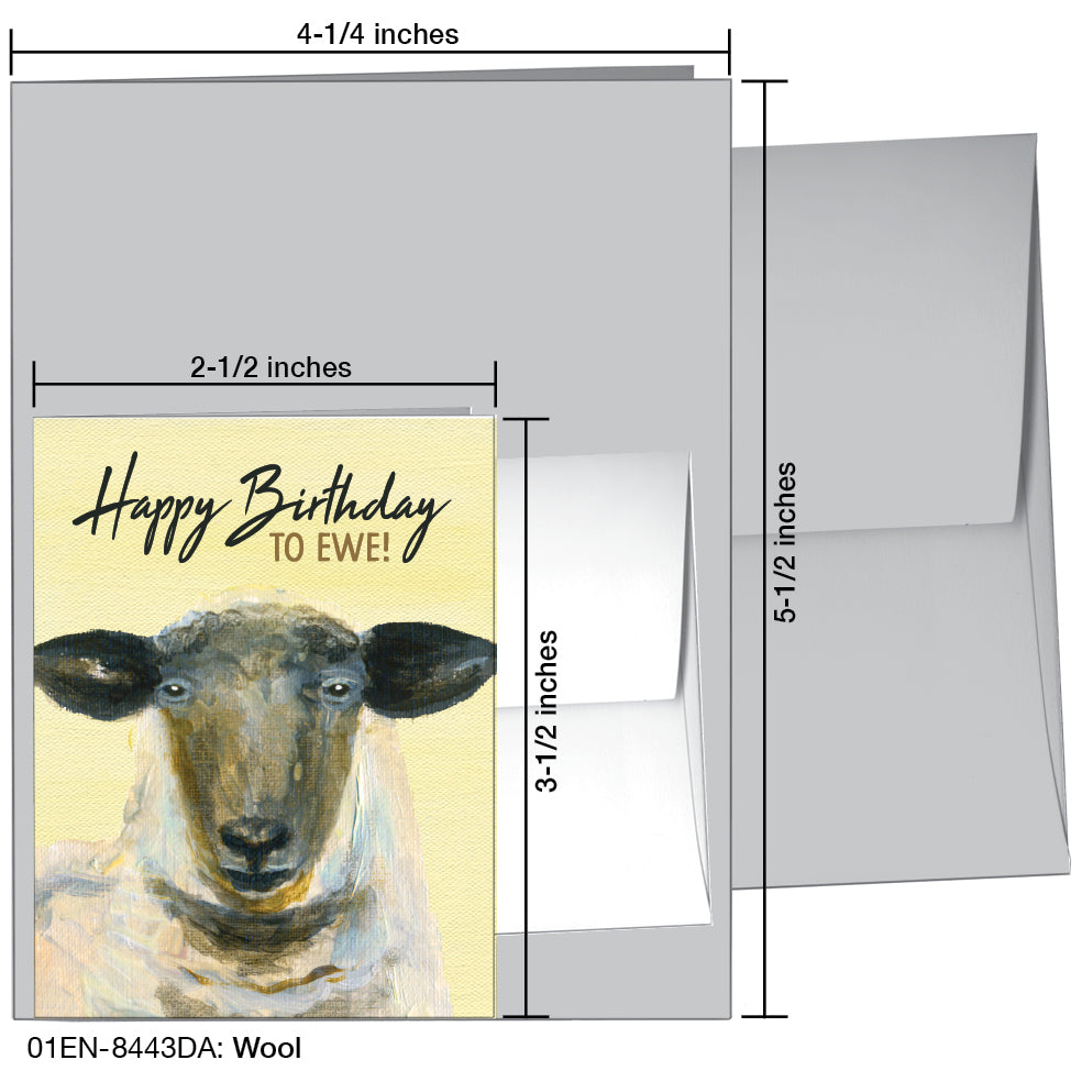 Wool, Greeting Card (8443DA)