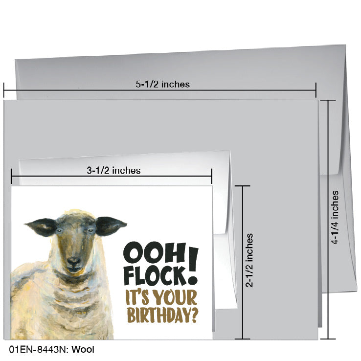 Wool, Greeting Card (8443N)