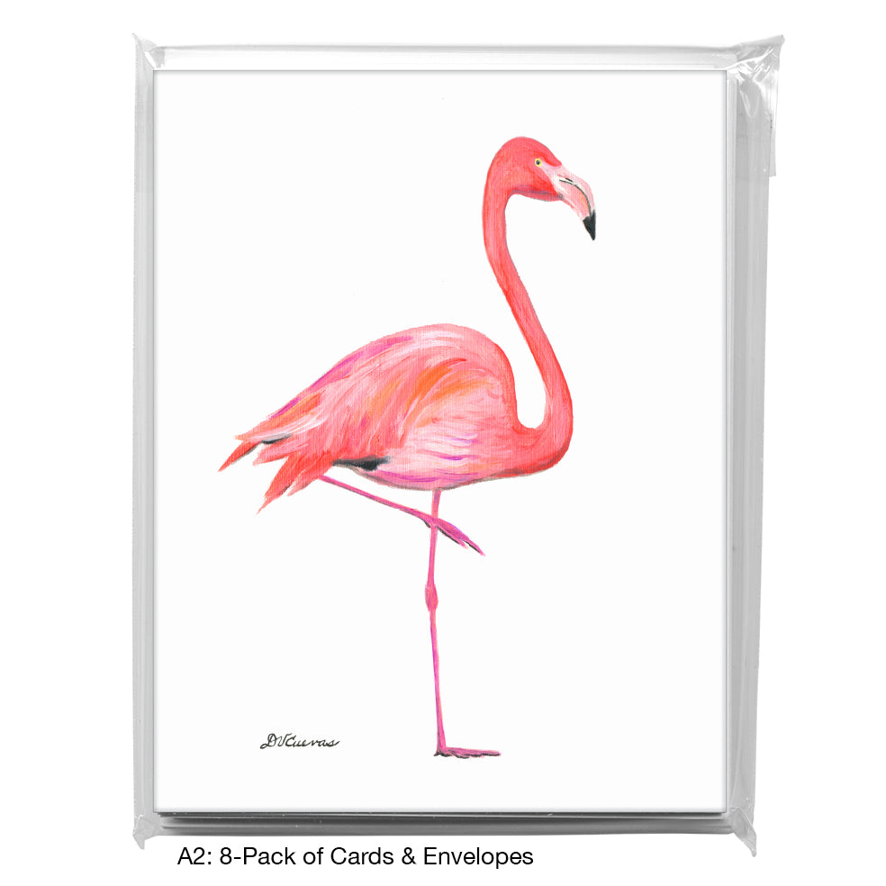 Flamingo, Greeting Card (8452)