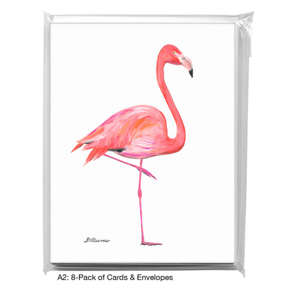 Flamingo, Greeting Card (8452)