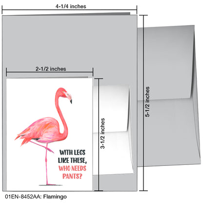 Flamingo, Greeting Card (8452AA)