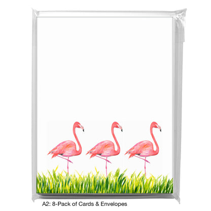 Flamingo, Greeting Card (8452T)