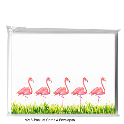 Flamingo, Greeting Card (8452U)