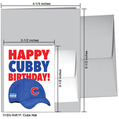 Cubs Hat, Greeting Card (8461F)