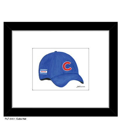 Cubs Hat, Print (#8461)