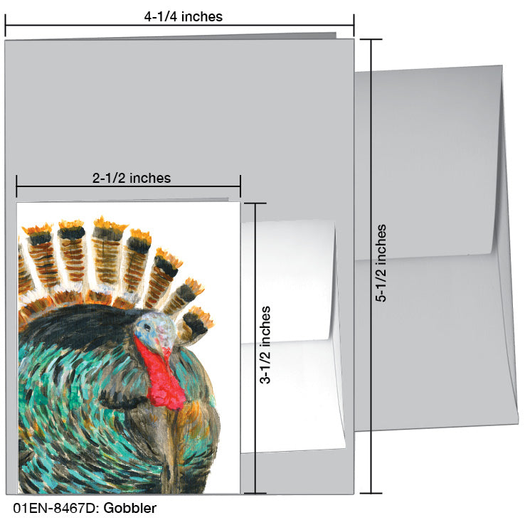 Gobbler, Greeting Card (8467D)