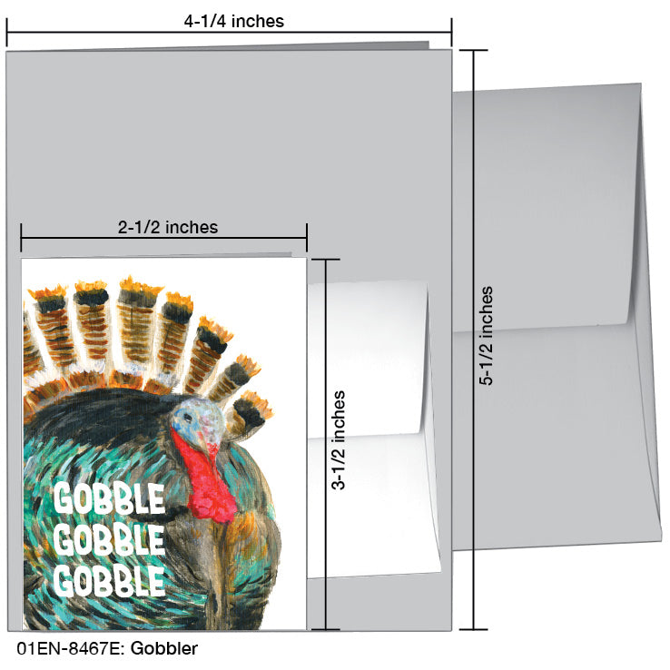 Gobbler, Greeting Card (8467E)