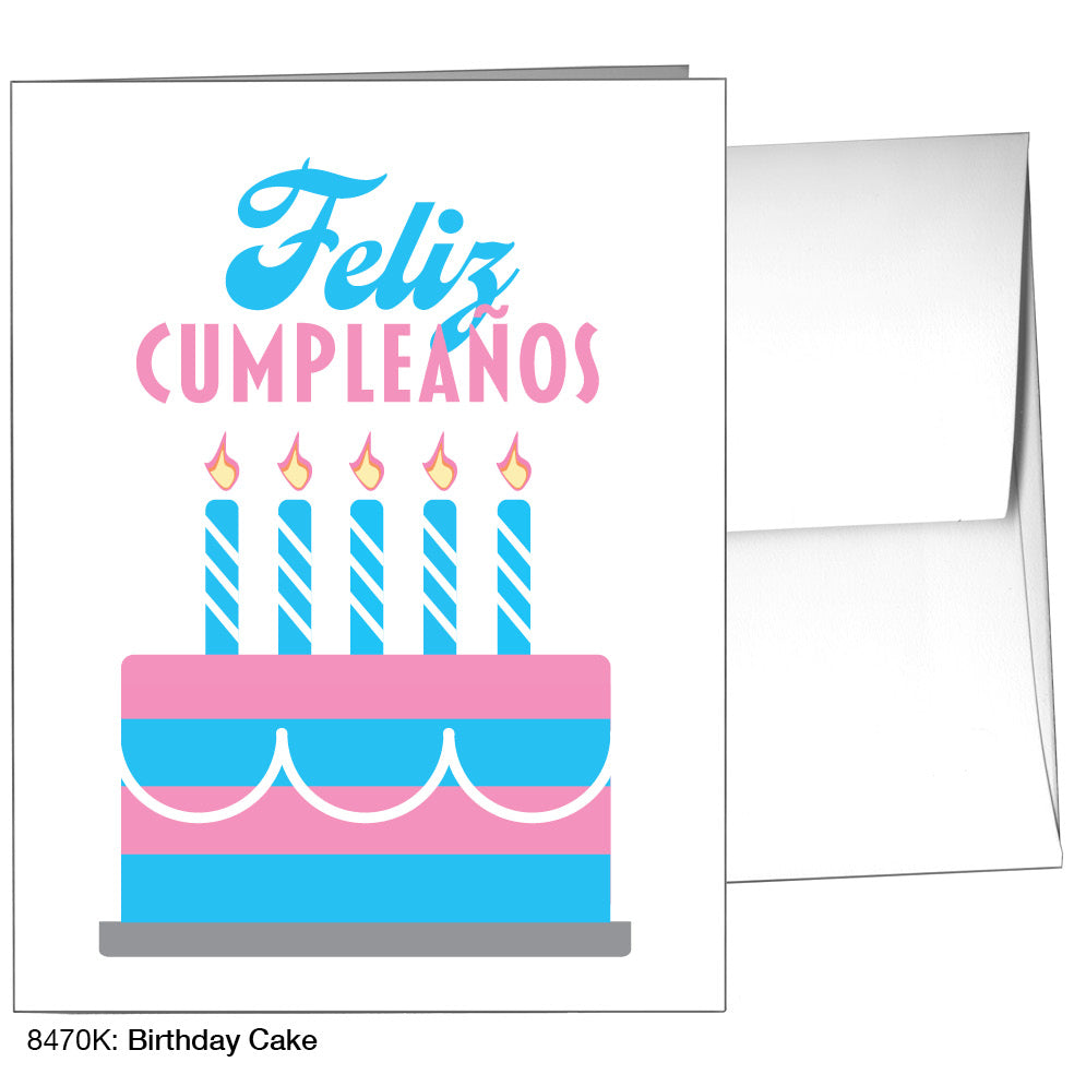 Birthday Cake, Greeting Card (8470K)