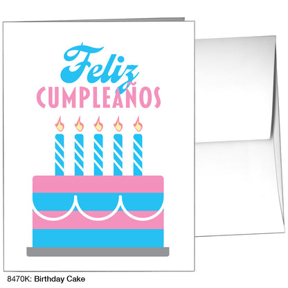 Birthday Cake, Greeting Card (8470K)