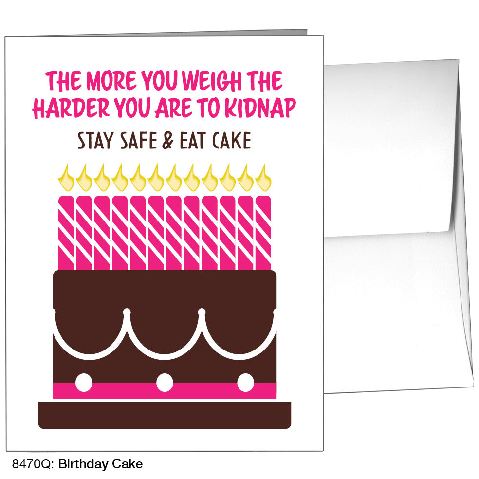 Birthday Cake, Greeting Card (8470Q)