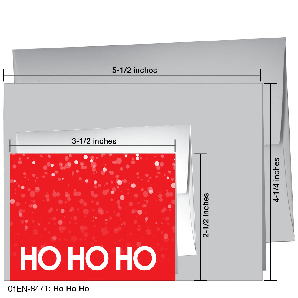 Ho Ho Ho, Greeting Card (8471)