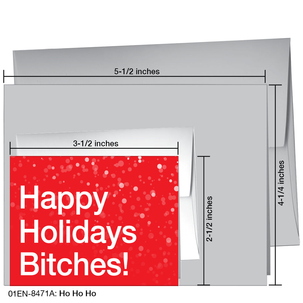 Ho Ho Ho, Greeting Card (8471A)