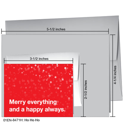 Ho Ho Ho, Greeting Card (8471H)