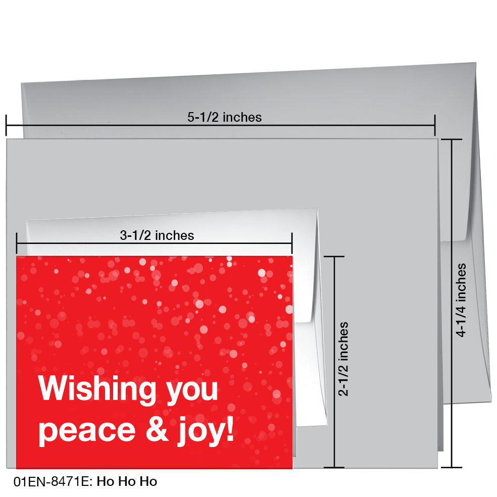 Ho Ho Ho, Greeting Card (8471E)