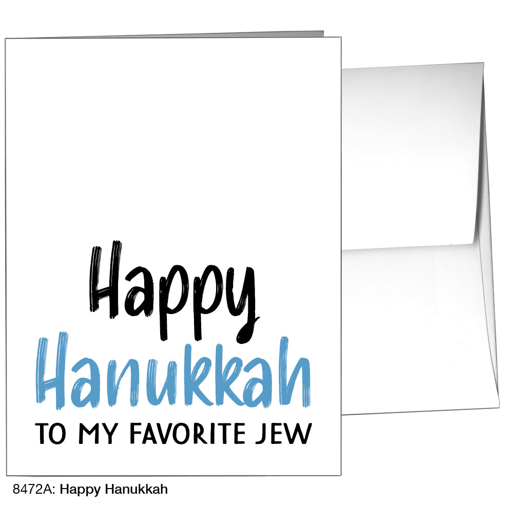 Happy Hanukkah, Greeting Card (8472A)