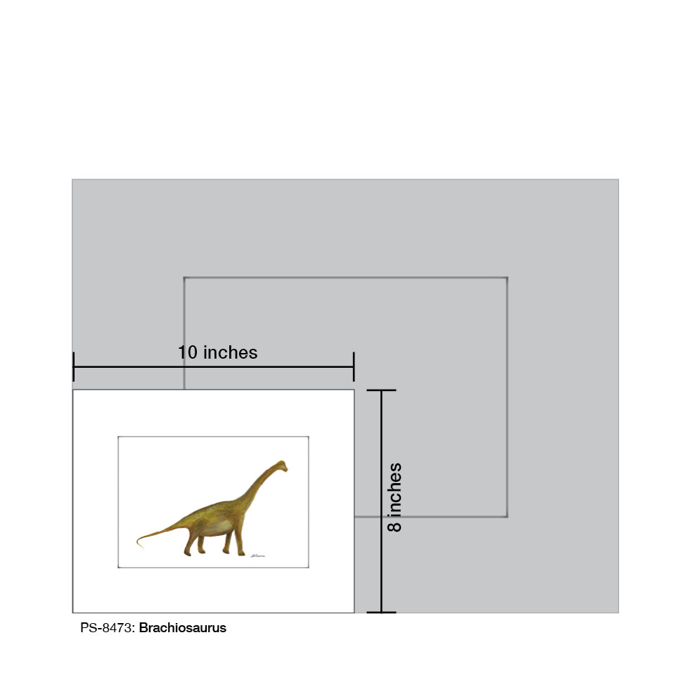 Brachiosaurus, Print (#8473)