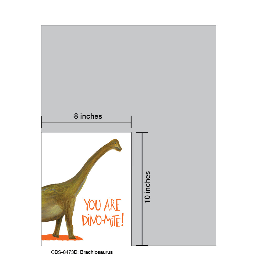 Brachiosaurus, Card Board (8473D)