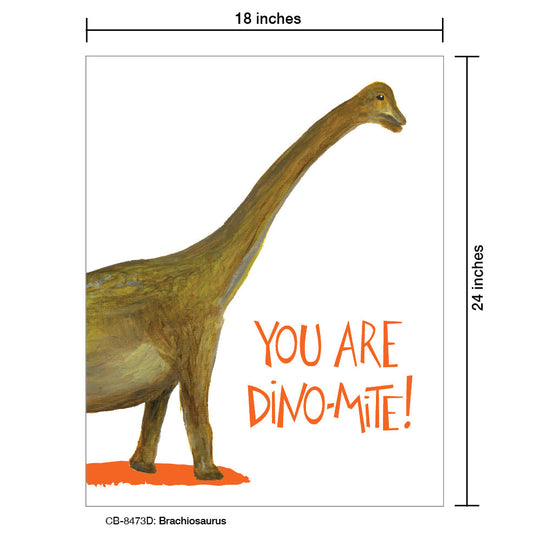 Brachiosaurus, Card Board (8473D)