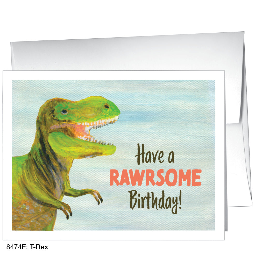 T-Rex, Greeting Card (8474E)