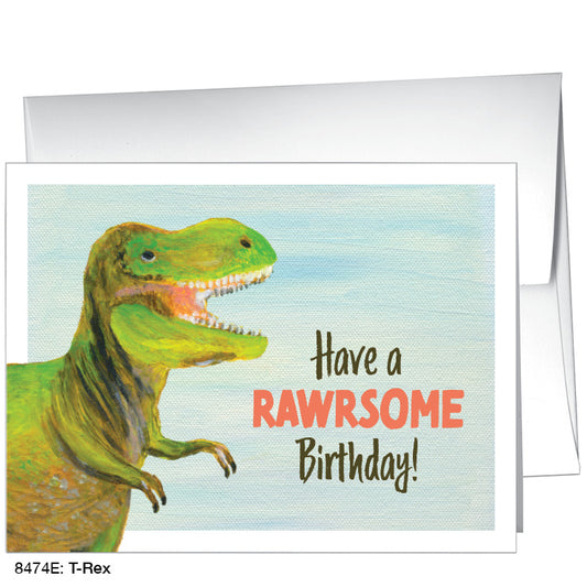 T-Rex, Greeting Card (8474E)