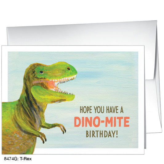 T-Rex, Greeting Card (8474G)