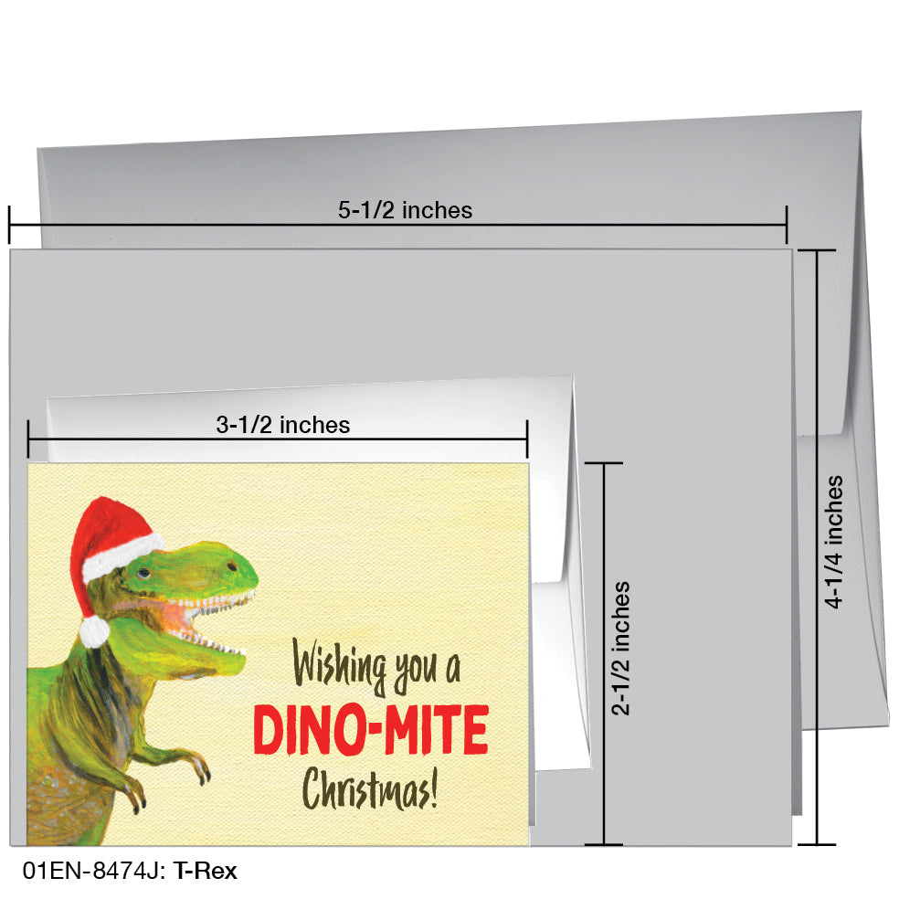 T-Rex, Greeting Card (8474J)