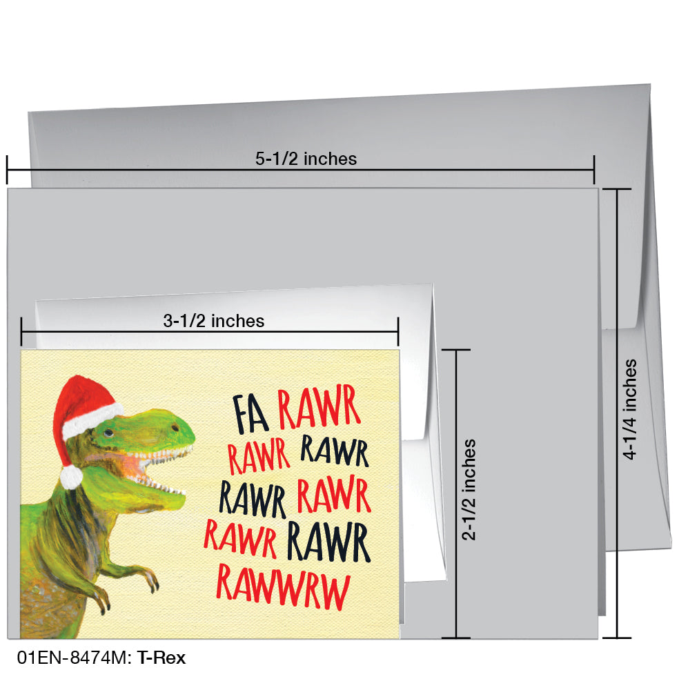 T-Rex, Greeting Card (8474M)