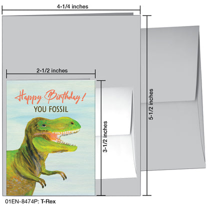 T-Rex, Greeting Card (8474P)