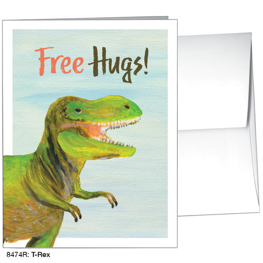 T-Rex, Greeting Card (8474R)