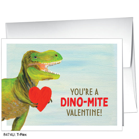 T-Rex, Greeting Card (8474U)