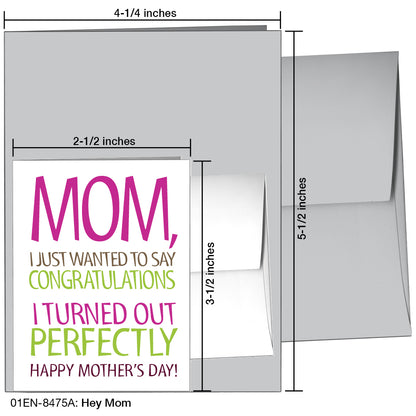 Hey Mom, Greeting Card (8475A)