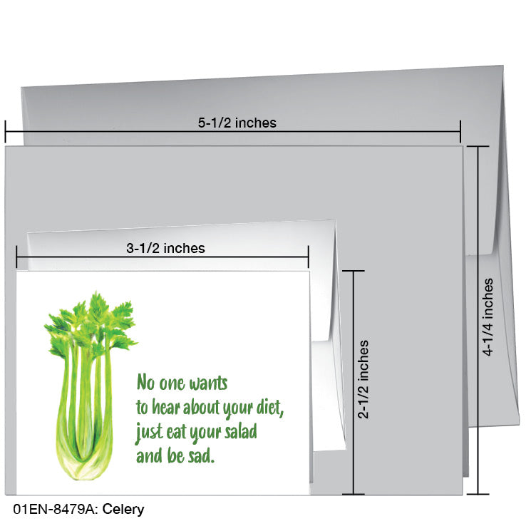 Celery, Greeting Card (8479A)