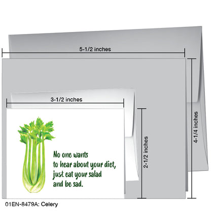 Celery, Greeting Card (8479A)