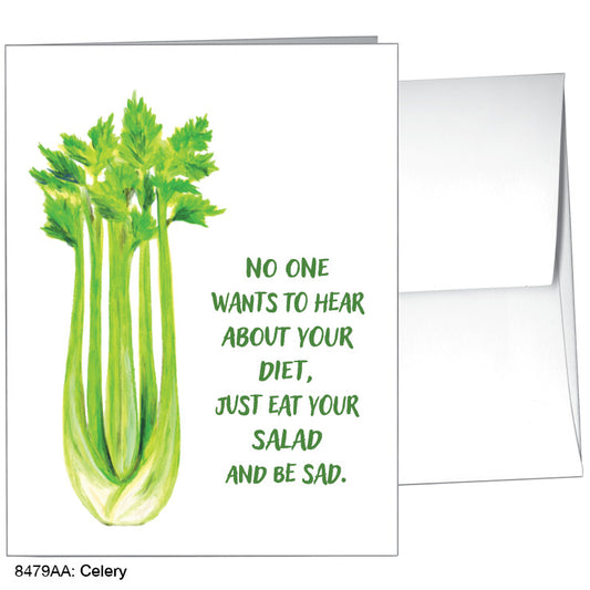 Celery, Greeting Card (8479AA)