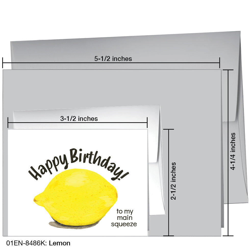 Lemon, Greeting Card (8486K)