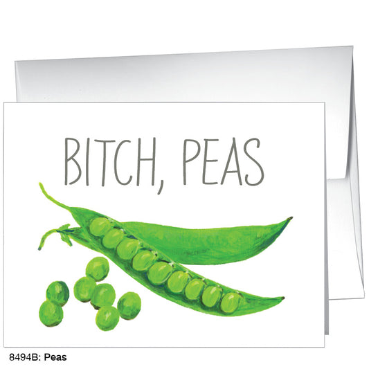 Peas, Greeting Card (8494B)