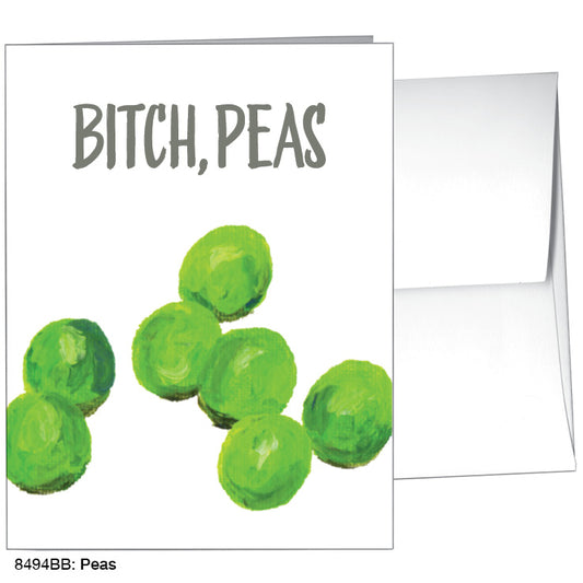 Peas, Greeting Card (8494BB)