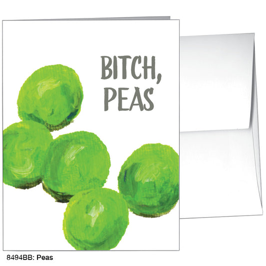 Peas, Greeting Card (8494BB)