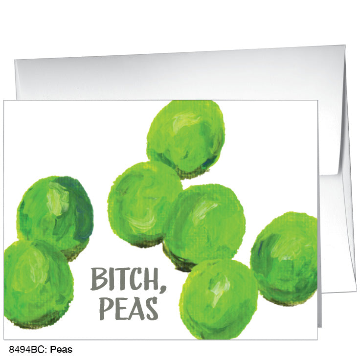 Peas, Greeting Card (8494BC)