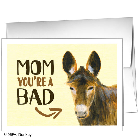 Donkey, Greeting Card (8496FA)