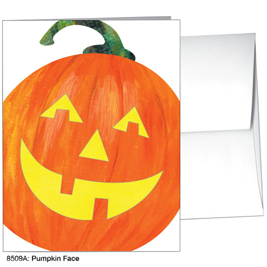 Pumpkin Face, Greeting Card (8509A)