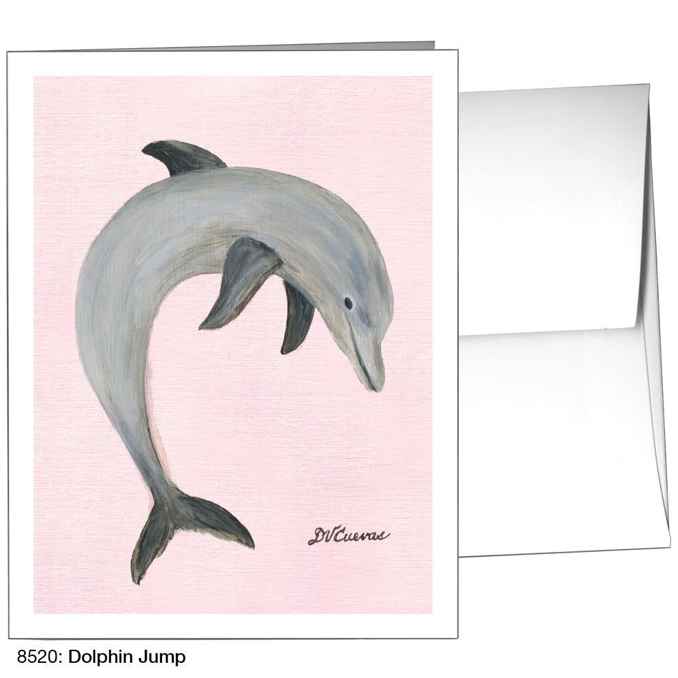 Dolphin Jump, Greeting Card (8520)