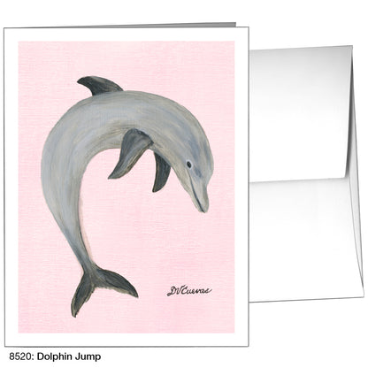 Dolphin Jump, Greeting Card (8520)