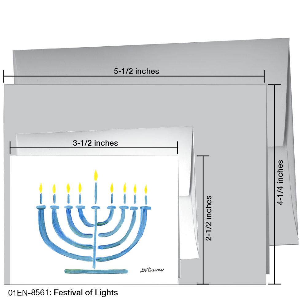 Festival Of Lights, Greeting Card (8561)