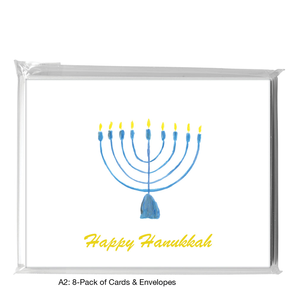 Menorah, Greeting Card (8562B)