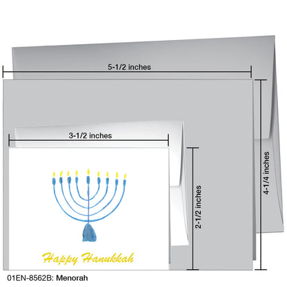 Menorah, Greeting Card (8562B)