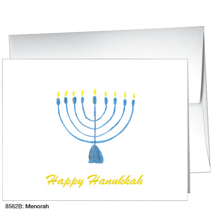 Menorah, Greeting Card (8562B)