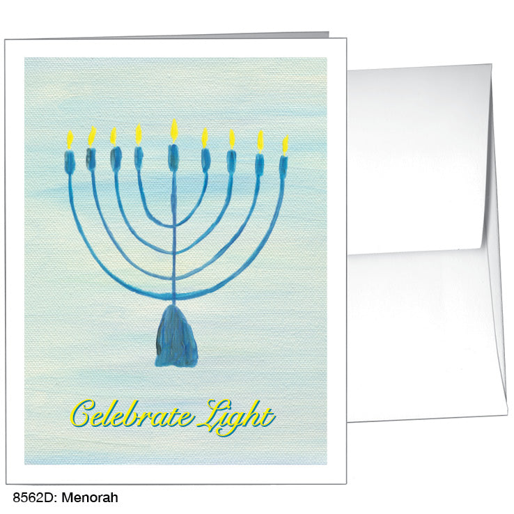 Menorah, Greeting Card (8562D)